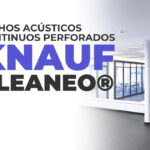 techos acústicos continuos perforados Knauf Cleaneo
